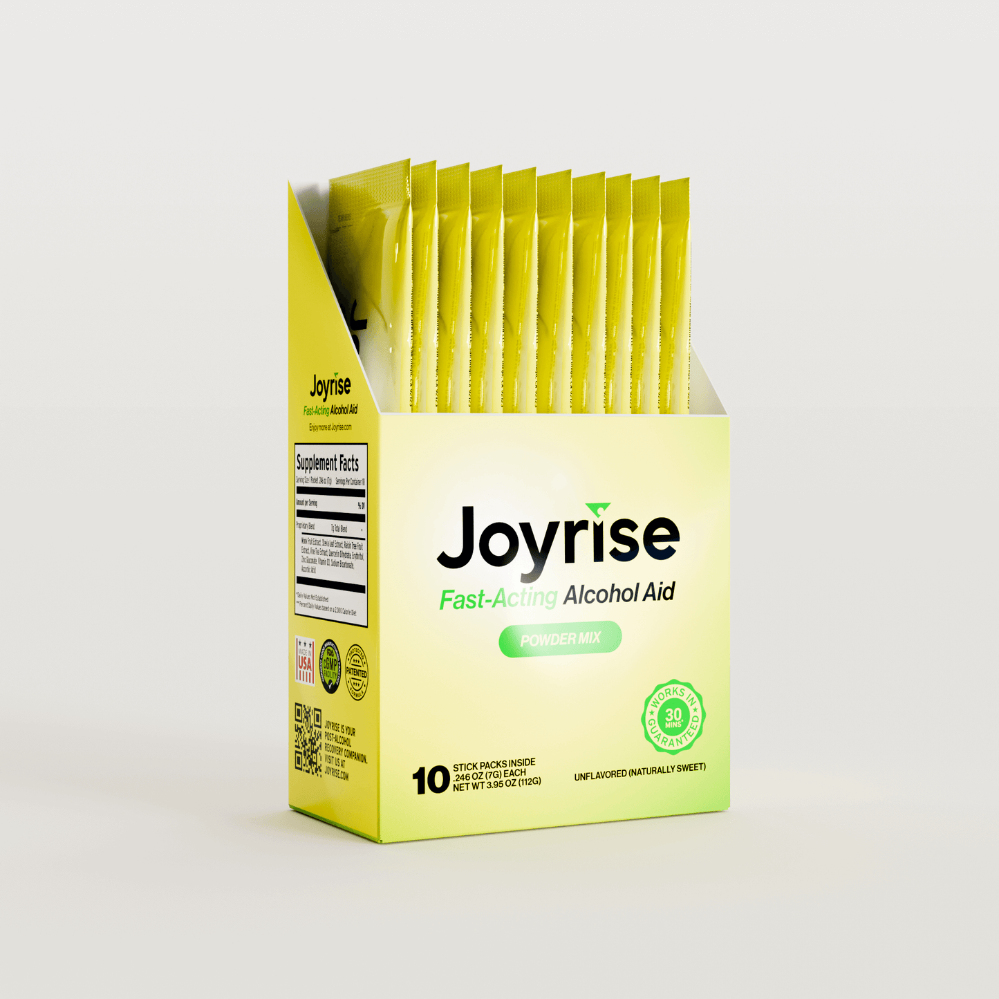 Joyrise™ (Powder) Fast-Acting Hangover Relief Aid (10 Servings)(1 Box)