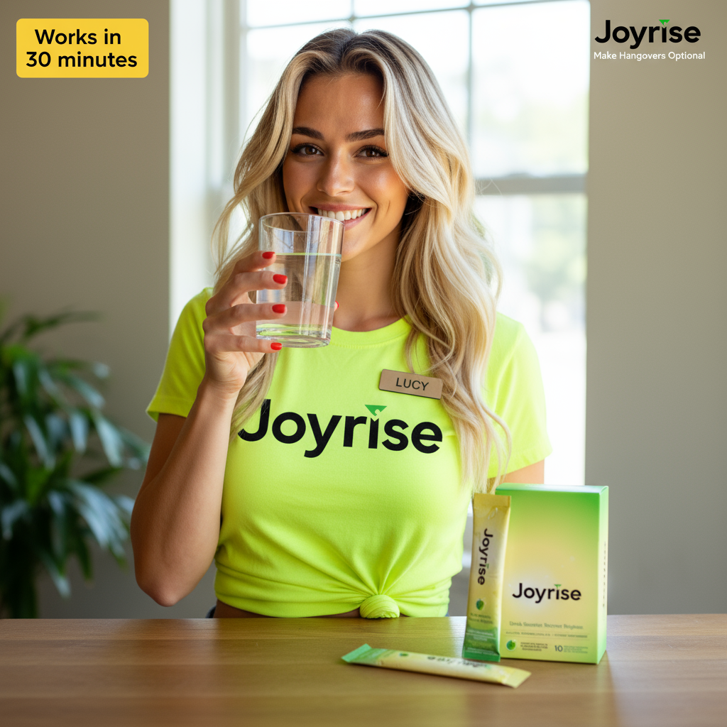 Joyrise™ (Powder) Fast-Acting Hangover Relief Aid (10 Servings)(1 Box)